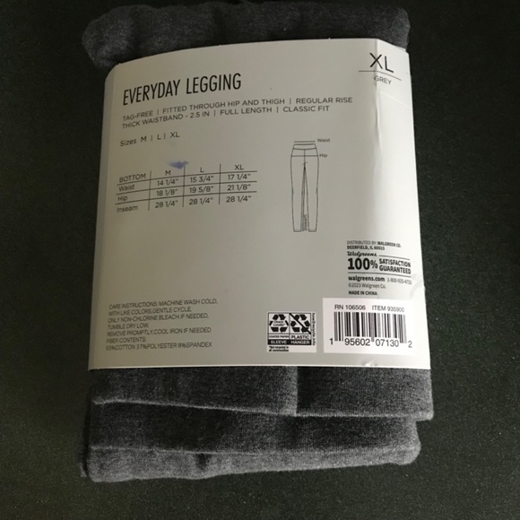 West Loop Everyday Legging XL Grey New - Picture 5 of 14